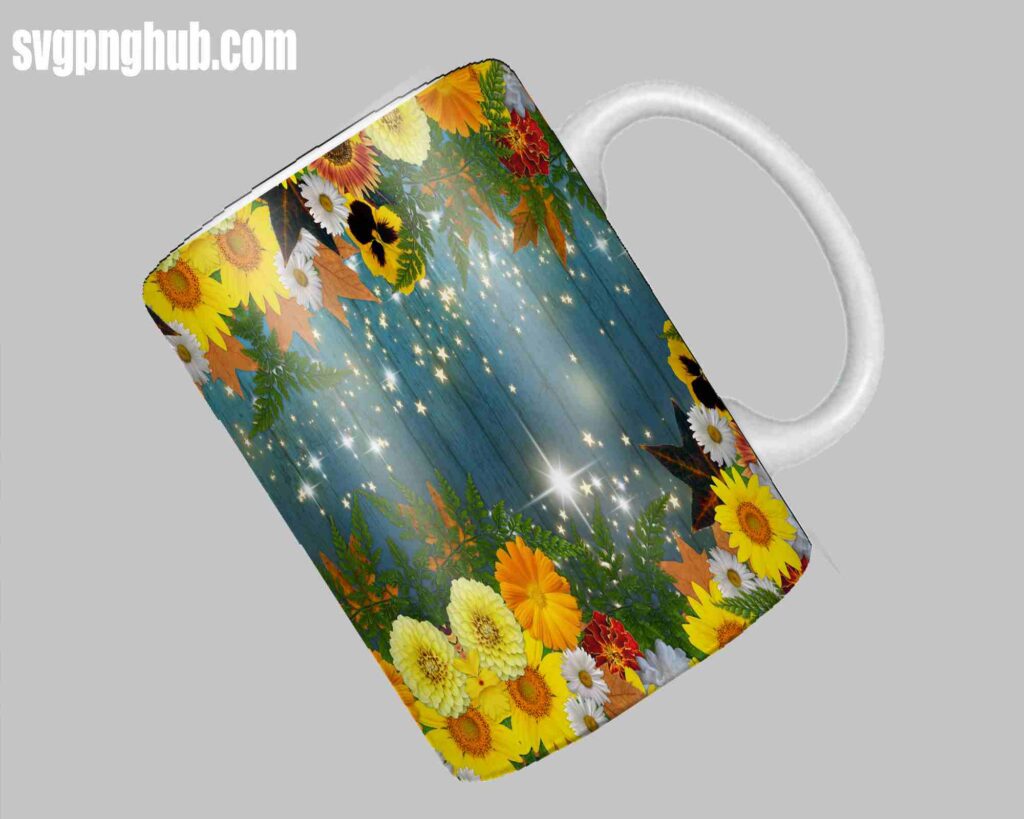 FREE FLOWERS MUG DESIGN (2)