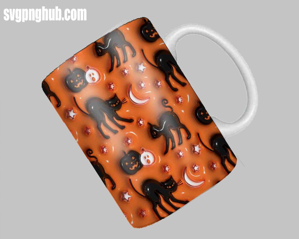 FREE HALLOWEEN MUG DESIGN FOR SUBLIMATION (2)