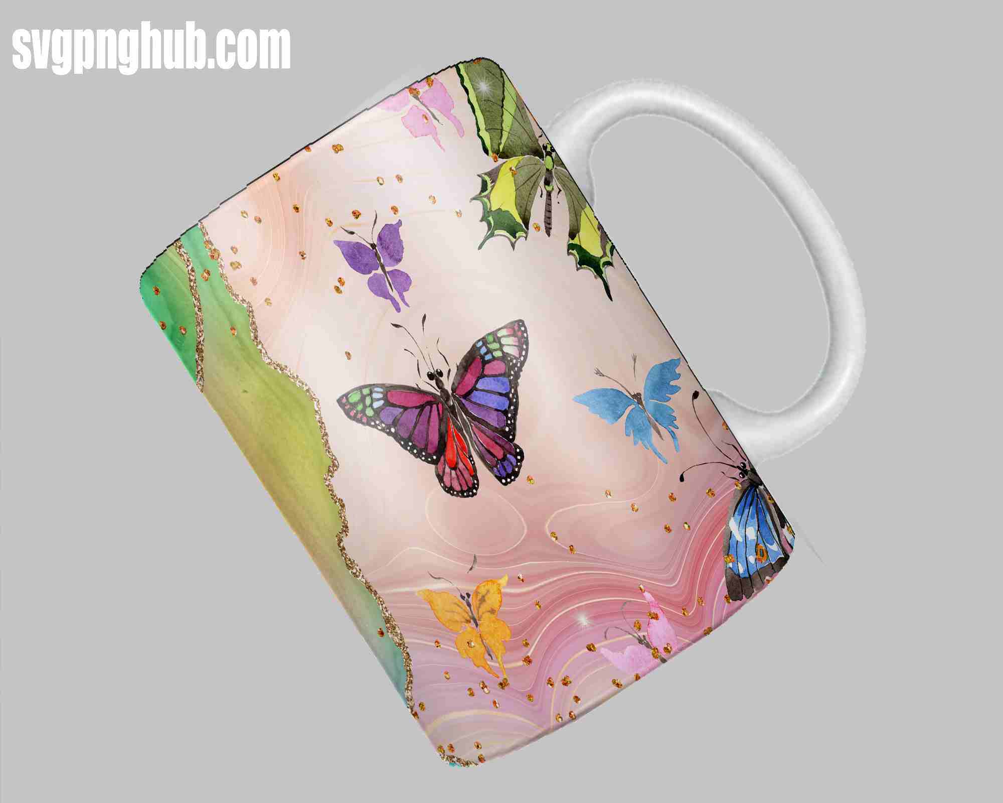 FREE butterfly MUG DESIGN 1