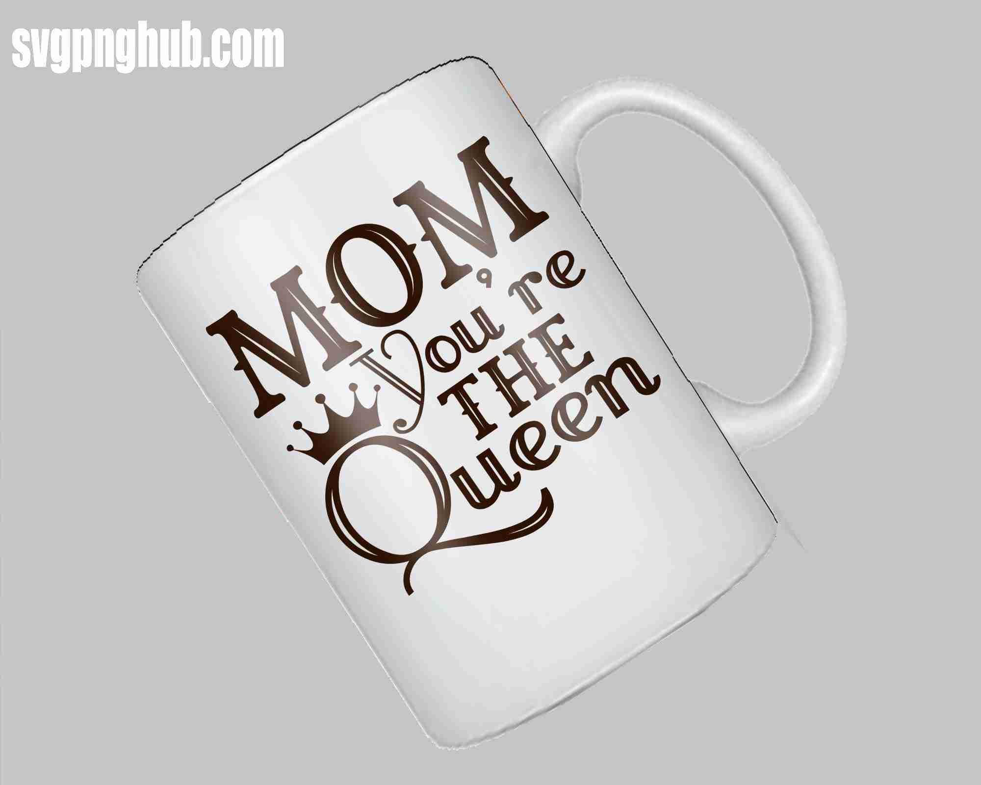 mom Queen free mug design