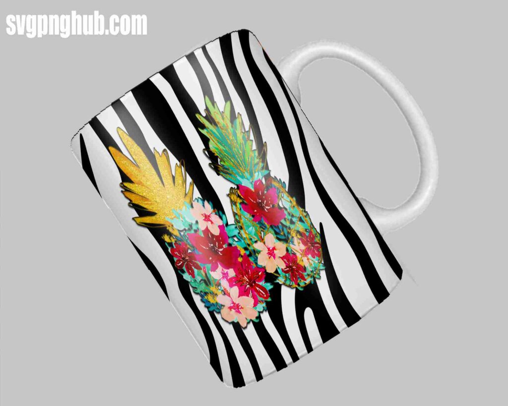 tropical free mug design