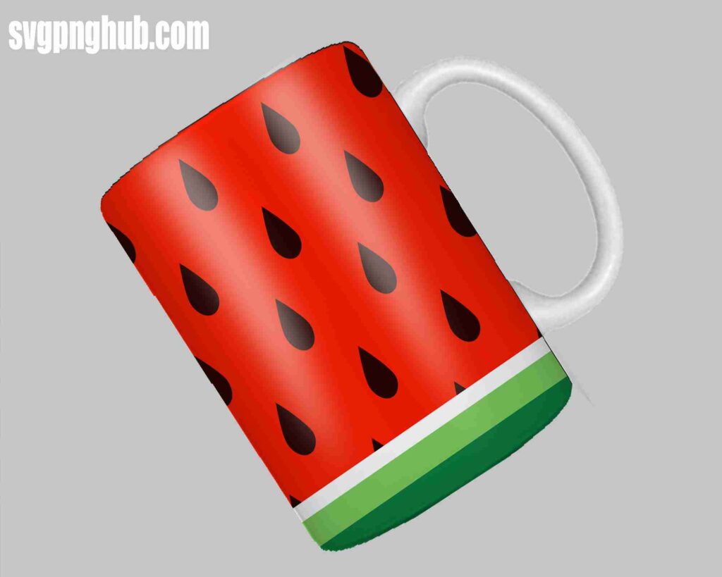 watermelon free mug design